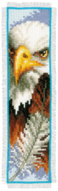 Eagle Bookmark Aida Cross Stitch Kit Vervaco