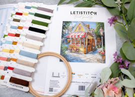 Pastry shop - aida - Leti Stitch telpakket