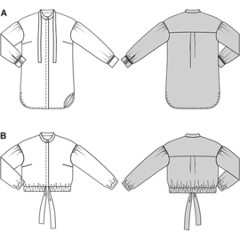 5723 Burda Naaipatroon | Blouse in variatie
