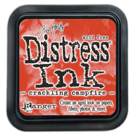 Crackling campfire | Distress ink pad | Ranger Ink