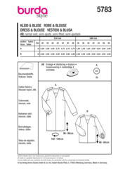 5783 Burda Naaipatroon | Jurk & Blouse