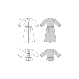 5669 Burda naaipatroon - Jurk & Blouse
