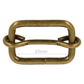 25mm Gesp metaal Bronze