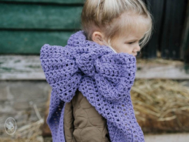 Bow Scarf Crochet Durable Cosy