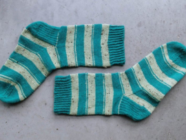 Tweed Stripes Soqs Knitted Durable Soqs Tweed