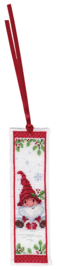 Christmas Gnomes Aida Bookmarks Cross Stitch Kit Vervaco