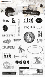 Written in ink Clear Stamps| Vintage Treasures | Studio Light