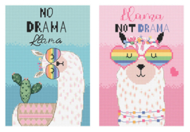 No Drama Llama | Aida telpakket | Leti Stitch