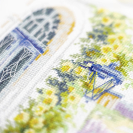 Cosy Terrace - aida telpakket - Magic needle