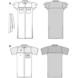 5742 Burda Patroon - Jurk in variatie
