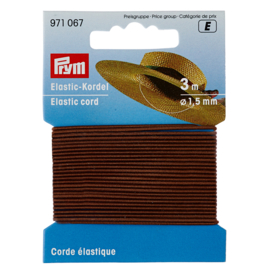 1.5mm Brown Cord Elastic Prym