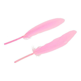 Licht Roze Veren 11-15cm