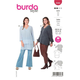 6066 Burda Patroon | Tuniek in variaties