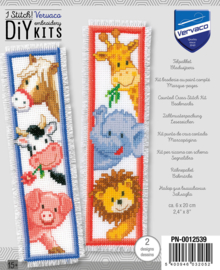 Animals Aida Bookmarks Cross Stitch Kit Vervaco