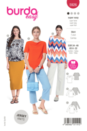 5926 Burda Naaipatroon | Shirt in variatie