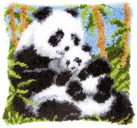 Panda's | knoopkussen | Vervaco