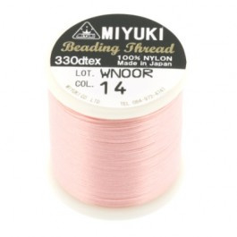 14 Light Pink Beading Thread B Miyuki