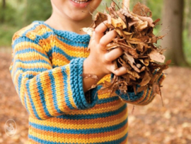 Happy Stripes Children's Sweater Knitted Durable Cosy