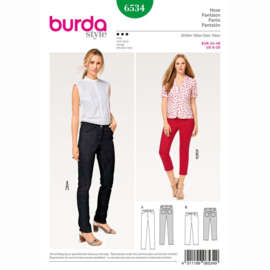 6534 Burda Naaipatroon | Broek in variaties