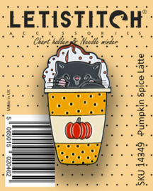 Pumpkin Spice latte - Needle Minder - Leti Stitch