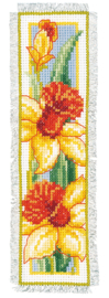 Flowers Aida Bookmarks Cross Stitch Kit Vervaco