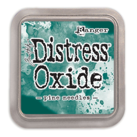 Pine needles | Distress Oxide ink pad | Ranger Ink