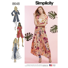 8648 R5 Simplicity Sewing Pattern 40-48