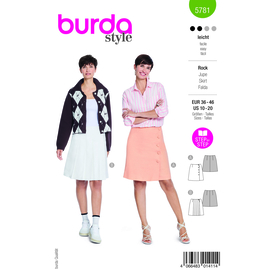 5781 Burda Naaipatroon | Rok in variatie