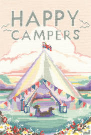 Vintage Camping Aida Bothy Threads Cross Stitch Kit