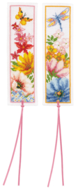 Colourful Flowers Bookmarks Vervaco