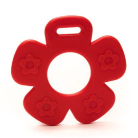 Red Flower Teether Durable