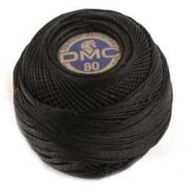 Noir Special Dentelles No. 80 Crochet Yarn DMC