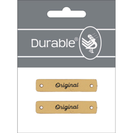 Original - 5x1cm leren labels - Durable
