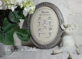 Petite souris danseuse / Little Dancing Mouse Cross Stitch Pattern Le Lin d'Isabelle