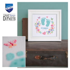 Baby Voetjes | Aida telpakket | Vervaco
