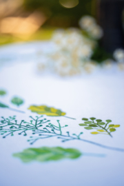 Leaves & Grass Tablecloth Vervaco