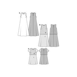 6628 Burda Naaipatroon | Jurk in variaties