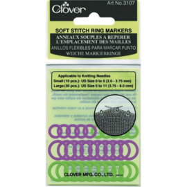 Soft Stitch Ring Markers Clover