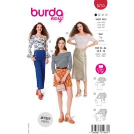 5730 Burda Patroon - Top in variaties