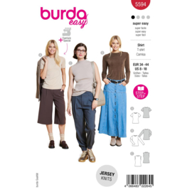 5594 Burda naaipatroon - Shirt in variatie