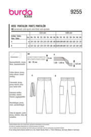 9255 Burda Naaipatroon | Broek in variatie