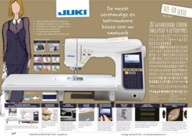 Juki HZL-DX7 zeer Krachtige Naaimachine en quiltmachine compleet met quilttafel en div. voeten