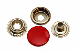 Red 15mm Nickel Free Snap Fastener