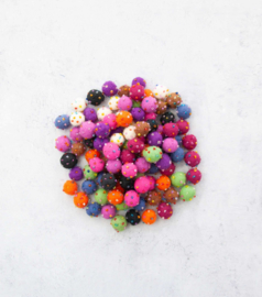 10mm Glitter and Beads Wool Balls De Witte Engel