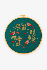 Kerst groen 500 - 14 ct aida - 50.8 x 61cm - DMC