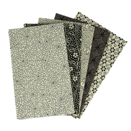 Blanced Beige Fat Quarter Bundle Tissu de Marie