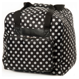 Zwarte Polkadot Lockmachine Tas