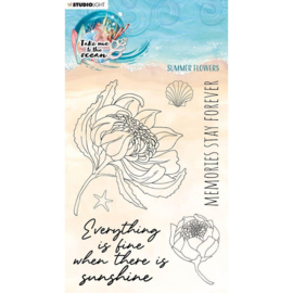 Summer flowers Clear stamps | Take me to the ocean | StudioLight