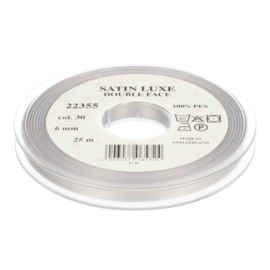 30 6mm/¼" Lint Satin Luxe Double face p.m. / per 3.3 feet