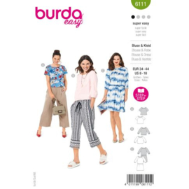 6111 Burda Naaipatroon | Blouse en jurk